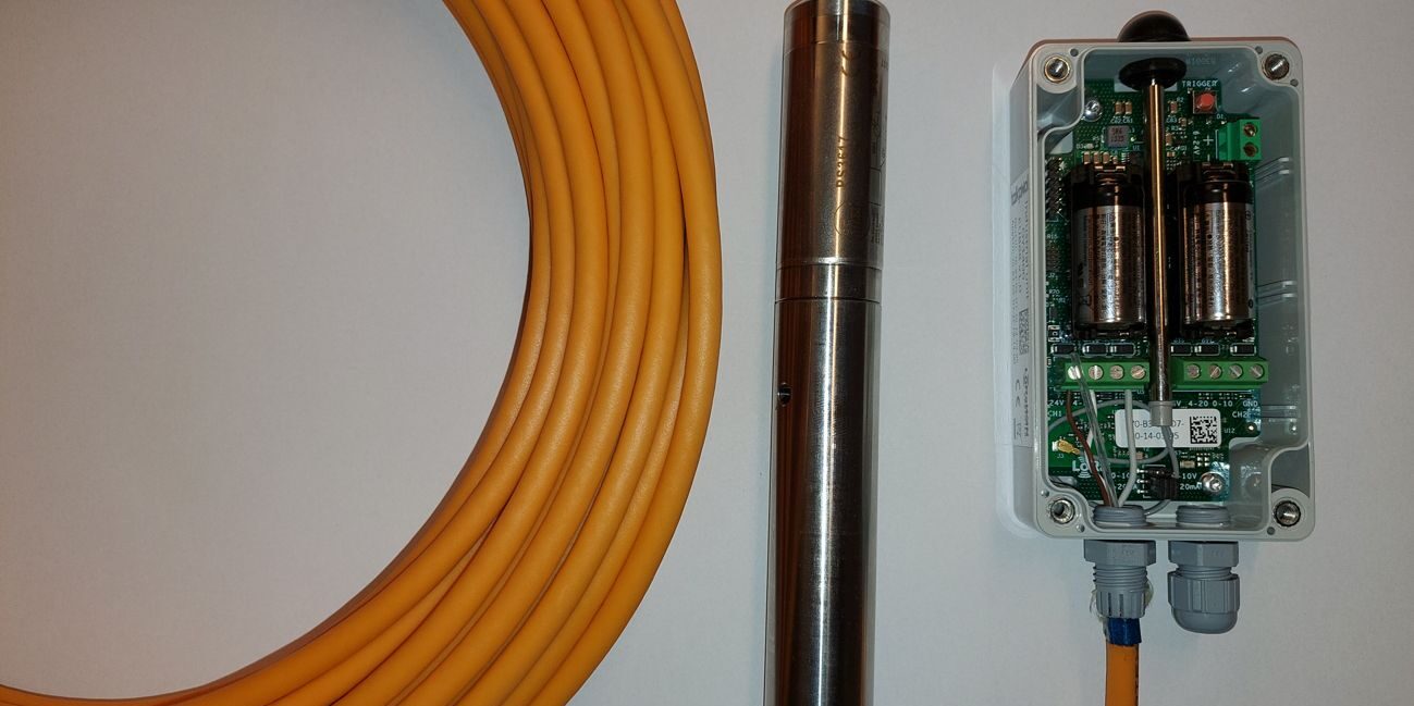 Groundwater level measurements Versatile Low Code IOTPlatform, for