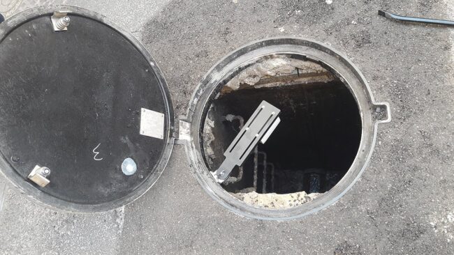 Nivåmätning i brunn med lorawan