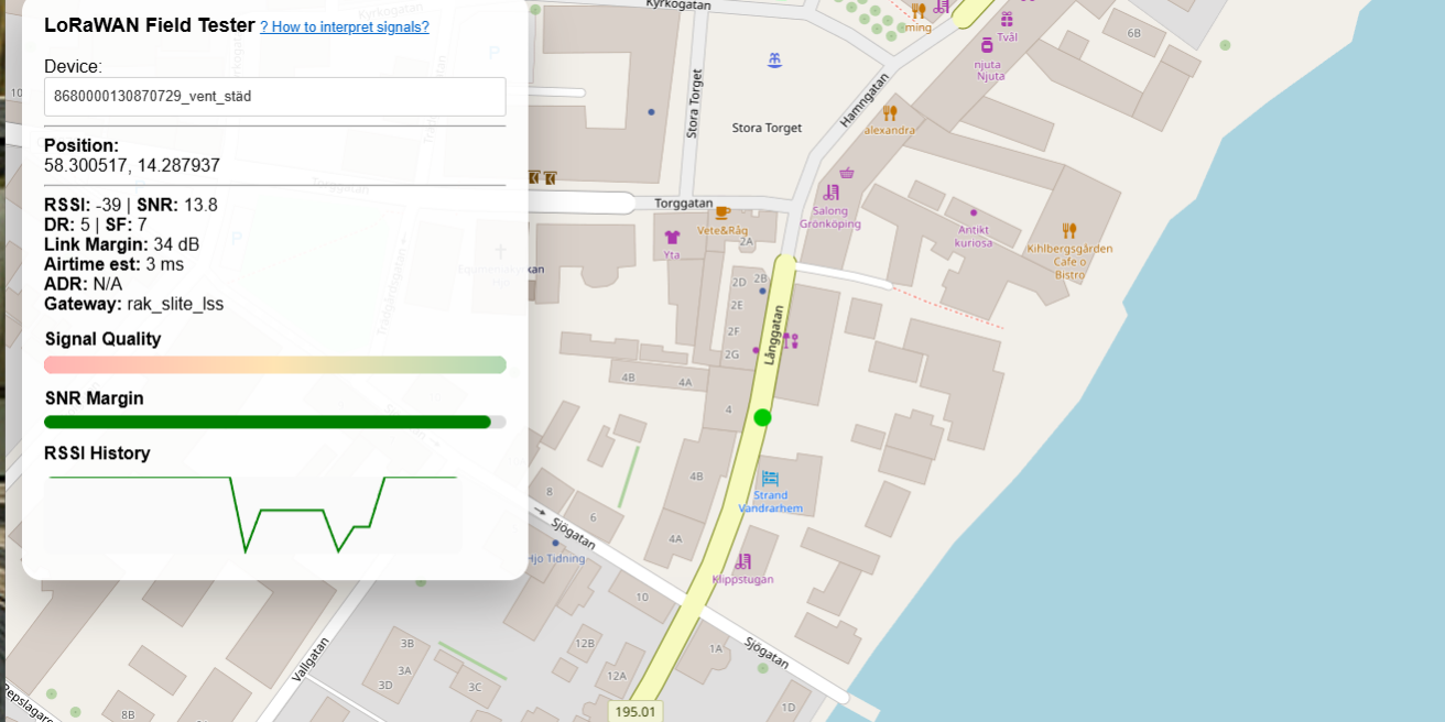 LoRaWAN installation