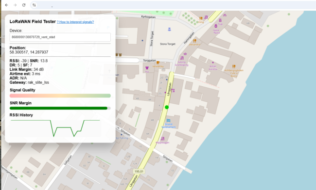 LoRaWAN installation