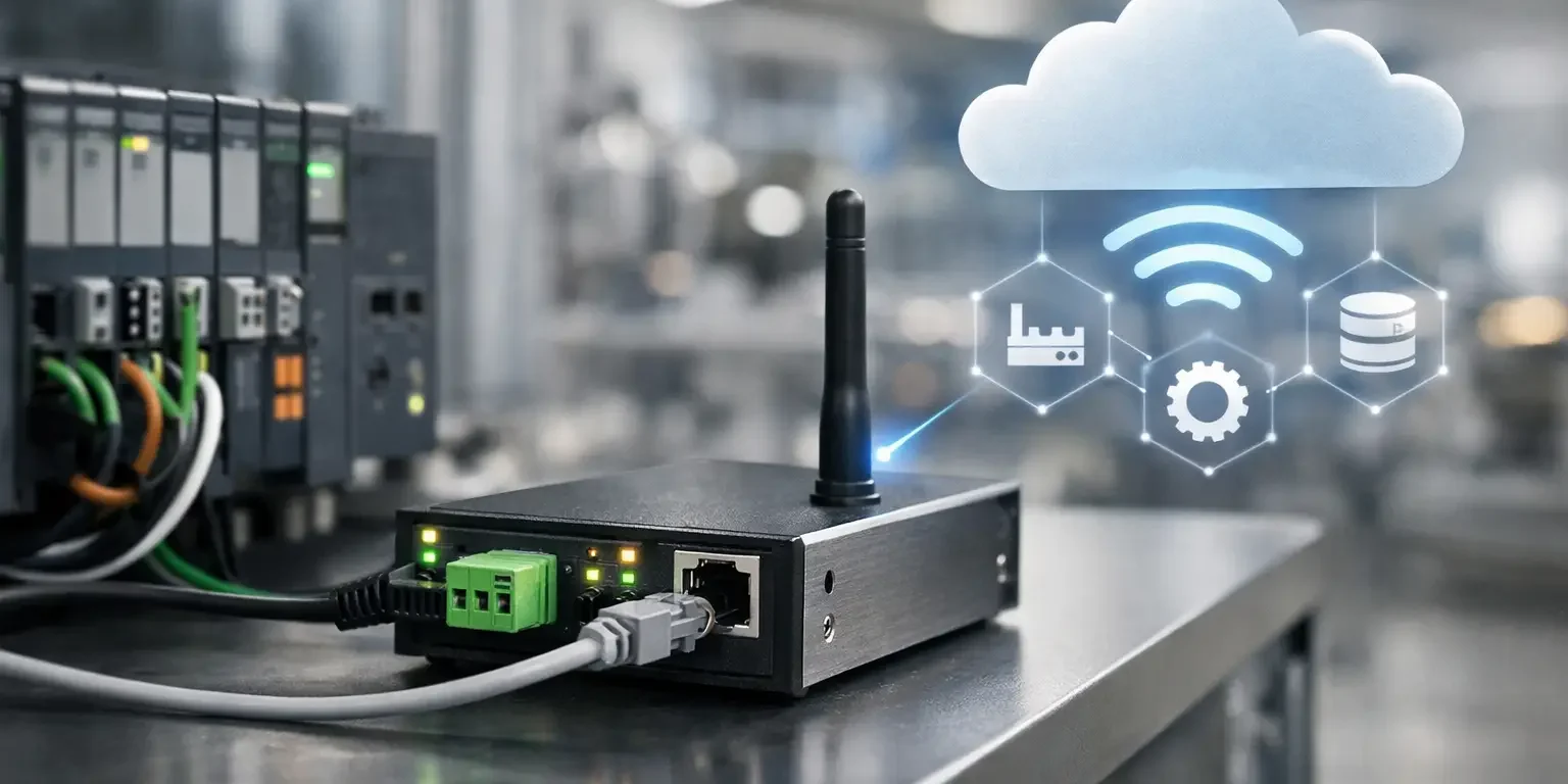Modbus till MQTT gateway för industriell kontroll