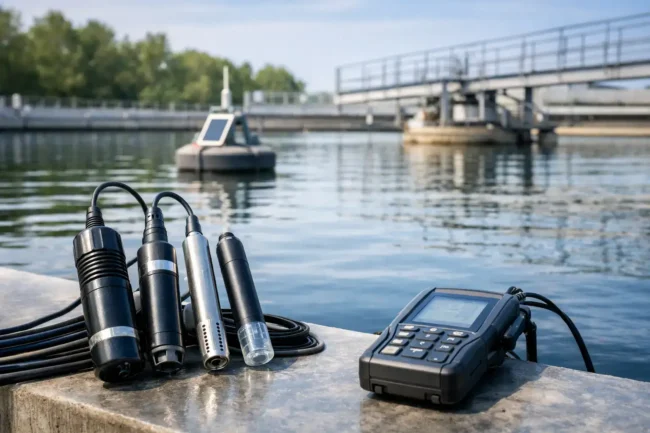 Vilka sensorer krävs för vattenkvalitet i drift?