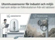 Professional header image for educational tutorial: Utomhussensorer för industri och miljö: Vad som skiljer e...