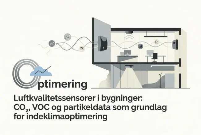 Luftkvalitetssensorer i bygninger: CO₂, VOC og partikeldata som – luftkvalitet sensor Guide Professional header image for industry analysis: Luftkvalitetssensorer i bygninger: CO₂, VOC og partikelda...