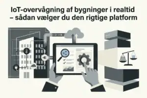 Professional header image for comparison analysis: IoT-overvågning af bygninger i realtid – sådan vælger du ...