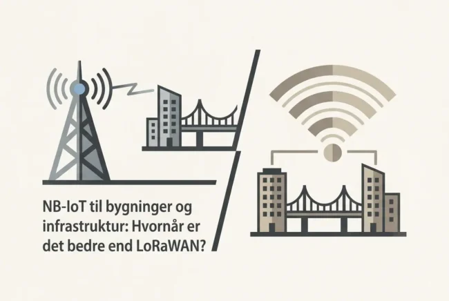 NB-IoT til bygninger og infrastruktur: Hvornår er det – nb iot Guide Professional header image for comparison analysis: NB-IoT til bygninger og infrastruktur: Hvornår er det bed...