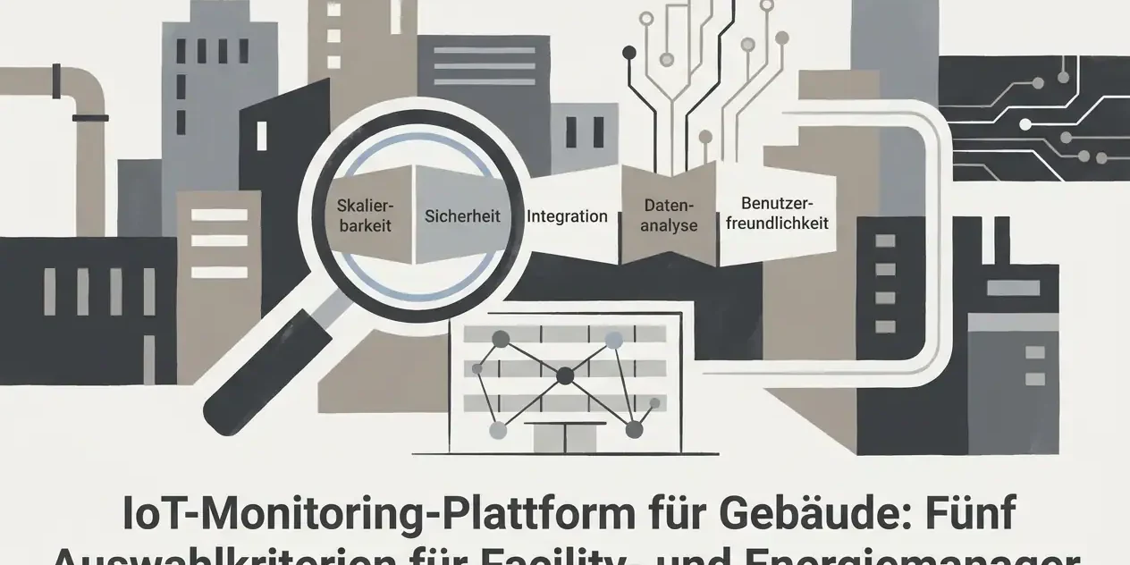 IoT-Monitoring-Plattform für Gebäude: Fünf Auswahlkriterien für Facility- und – iot-plattform Guide Professional header image for list-based article: IoT-Monitoring-Plattform für Gebäude: Fünf Auswahlkriteri...