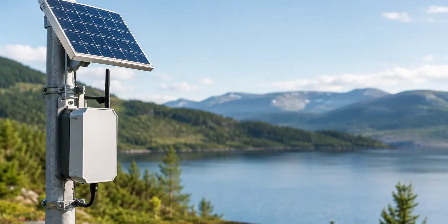 Energisnåla dataloggrar för platser utan elnät