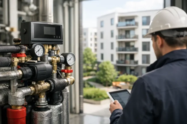 Exempel på optimerad fjärrvärme i fastigheter