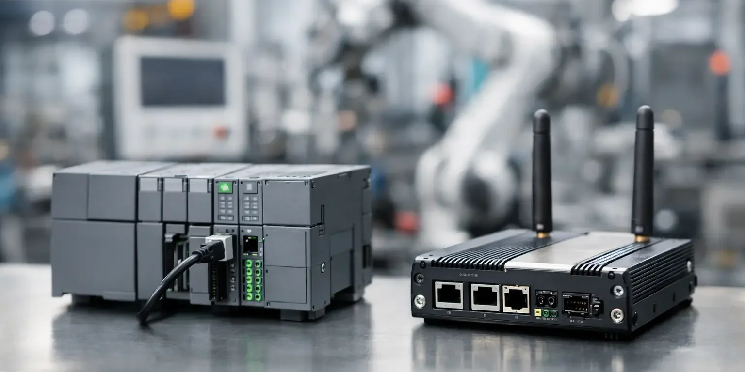 PLC eller edge gateway – vad passar bäst? PLC eller edge gateway - vad passar bäst?