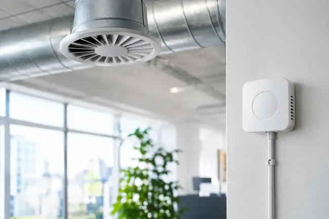 Sensorer för effektiv ventilation i fastigheter